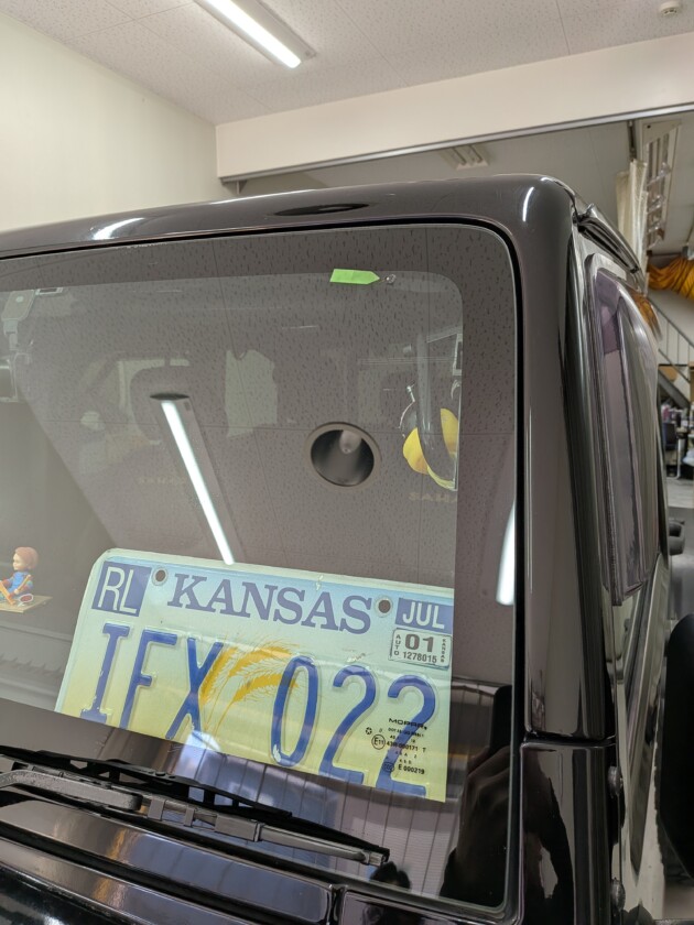 ジープラングラー1.8cmのひび割れ