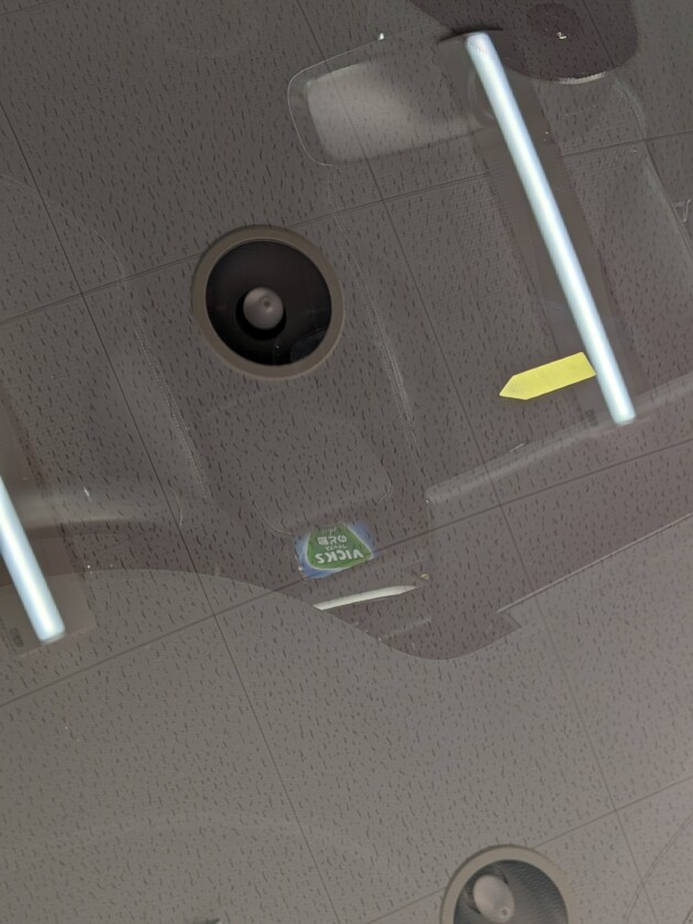 アウディA4ウインドリペア8mmのひび割れ