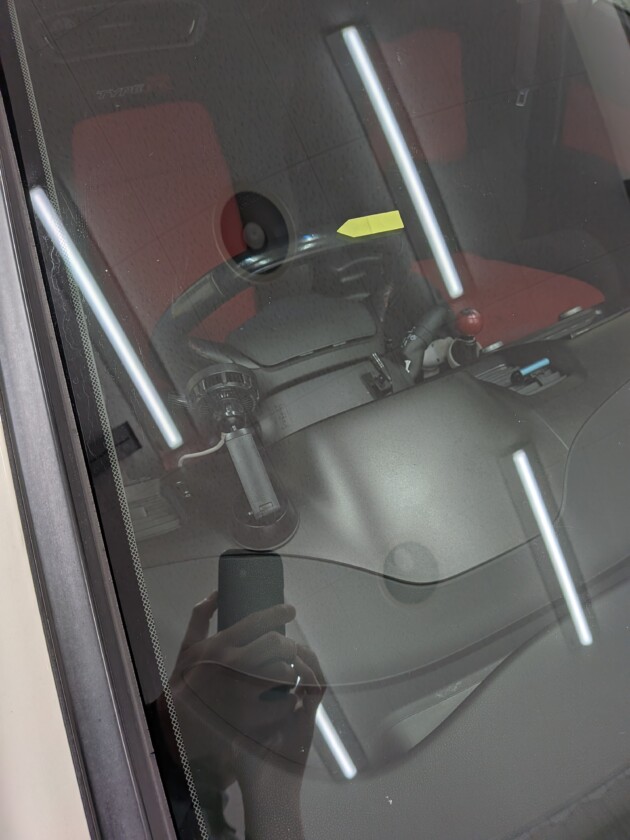 シビック1.7cmのひび割れ