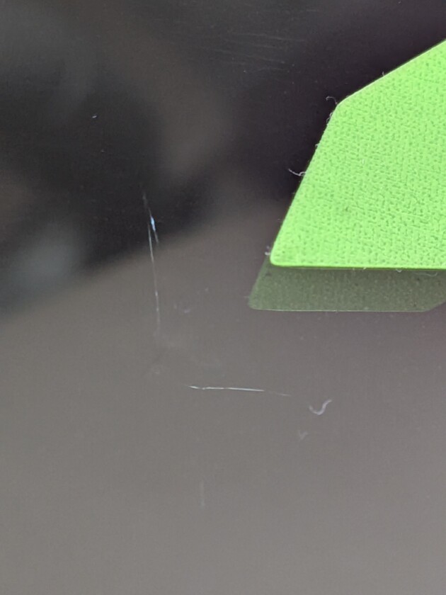 CX-30ウインドリペア1.5cmのひび割れ