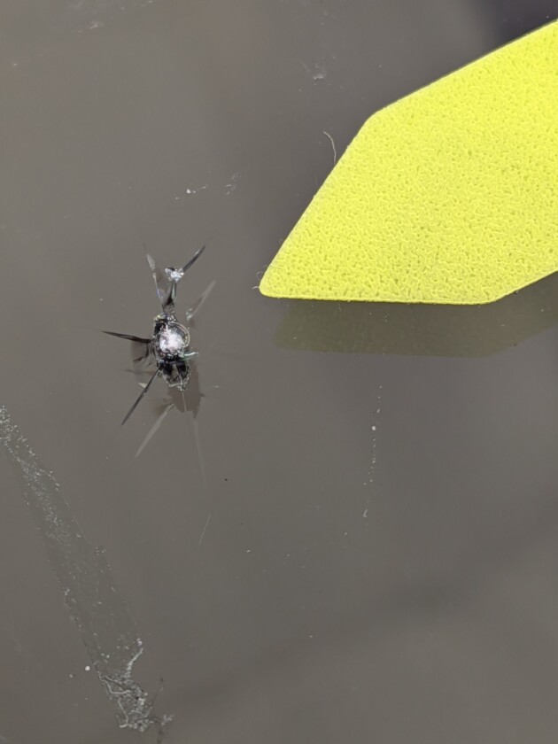 アルファード1.3cmのひび割れ