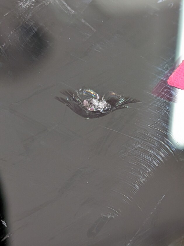 ハスラー1.2cmのひび割れ