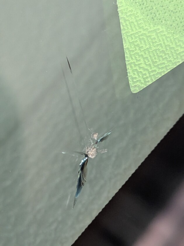 ラパン1.5cmのひび割れ