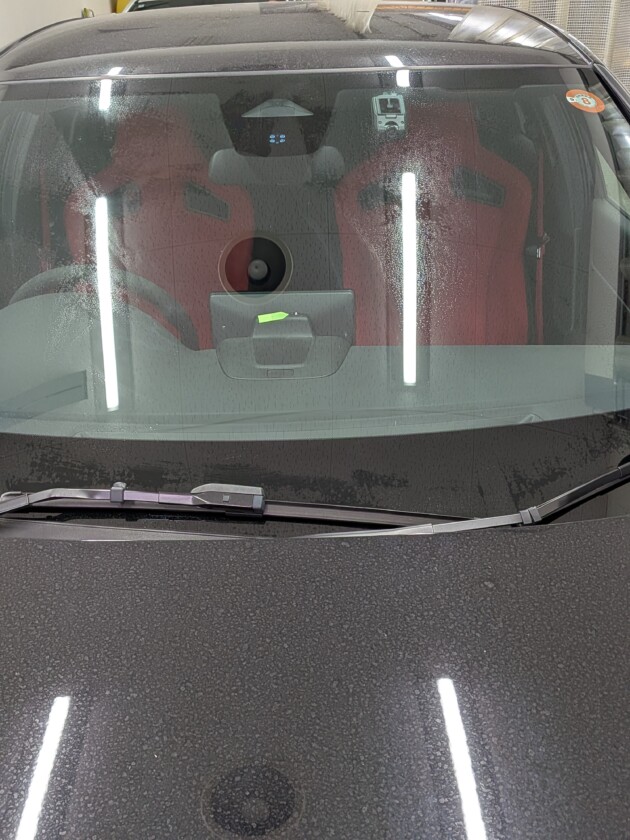 シビック2cmのひび割れ