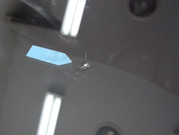 マークⅡブリット　フロントガラス　飛び石