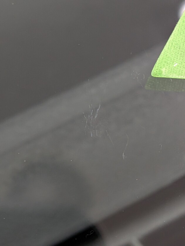 フィールダー1.5cmのひび割れ