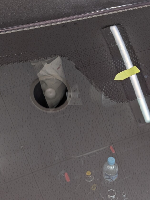 CX-5ひび割れ1.7cm