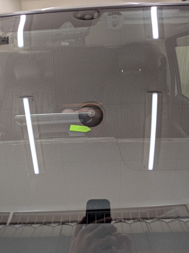 ハイエース1.6cmのひび割れ