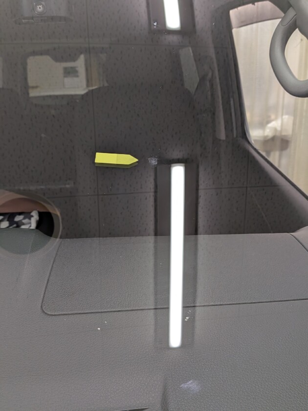 キャラバン3cmのひび割れ