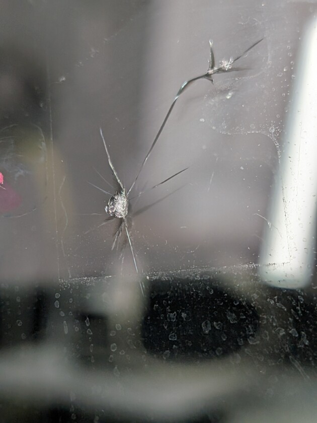 エブリィ2.3cm衝撃点2つ
