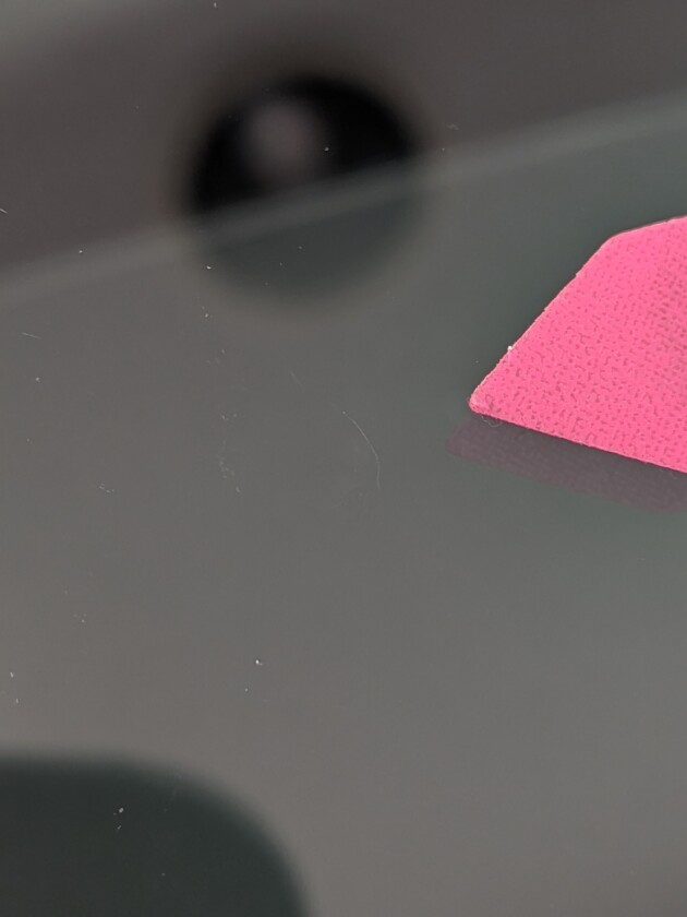 ハイゼットカーゴ1.1cmのひび割れ