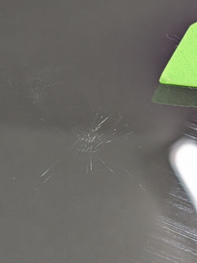 オデッセイ2.4cmのひび割れ