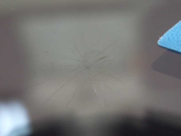 ダイハツハイゼット　フロントガラス　修理