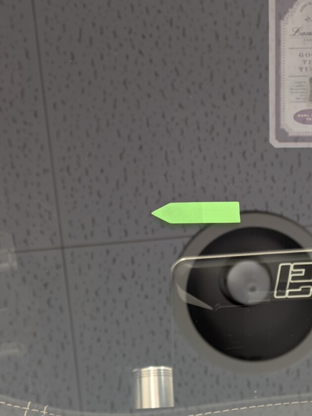 ハイエース1cmのひび割れ