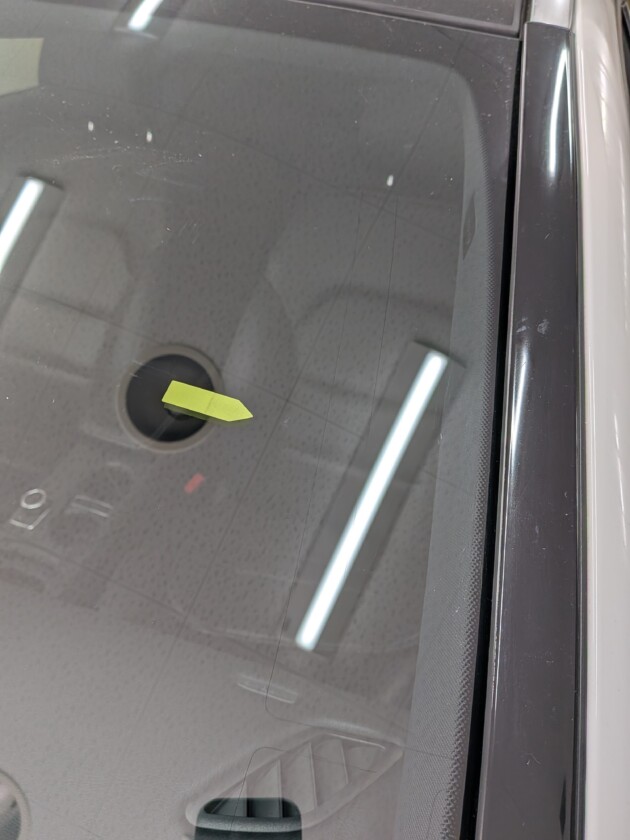 GLA2.5cmのひび割れ