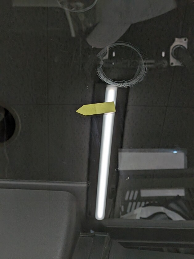 ハイゼット1.3cmのひび割れ