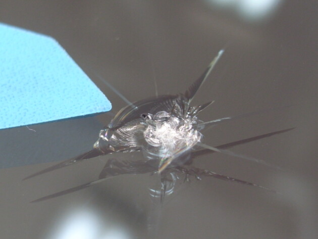 ホンダオデッセイ フロントガラス 飛び石