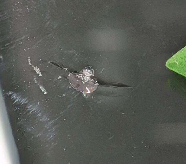 スペーシア1.2cmのひび割れ