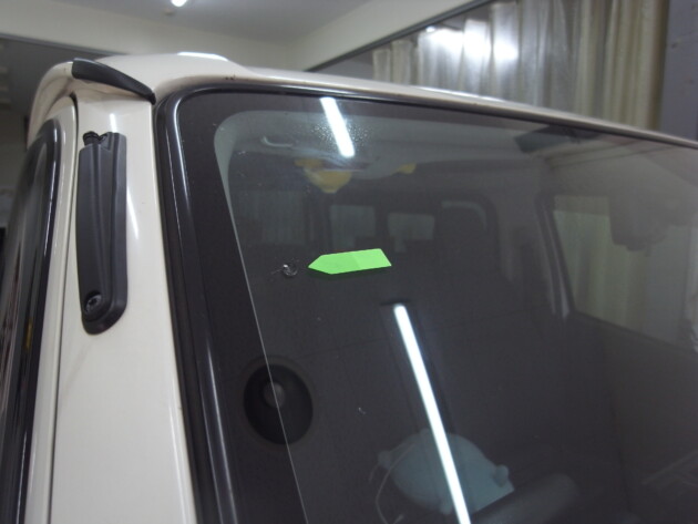 ハイエース1.9cmのひび割れ