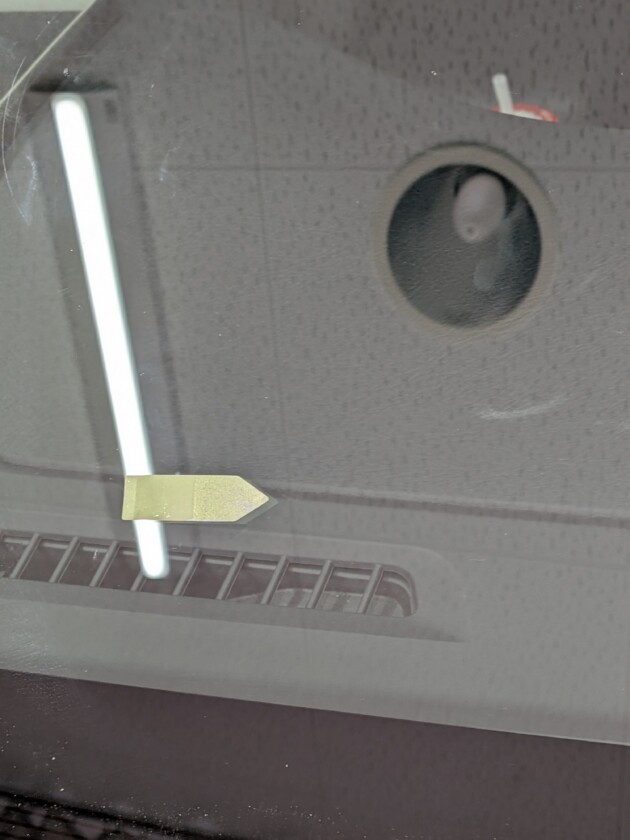 パジェロ2.2cmのひび割れ