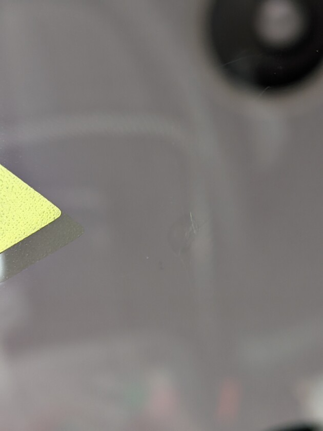 BMWX1ウインドリペア2.5cmのひび割れ