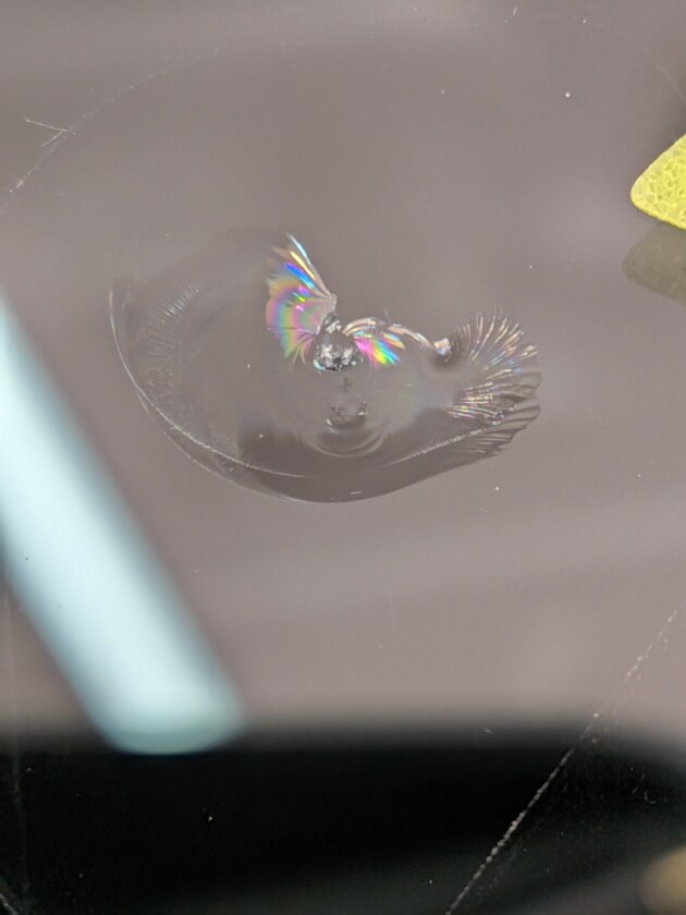 N-VAN1.2cmのひび割れ