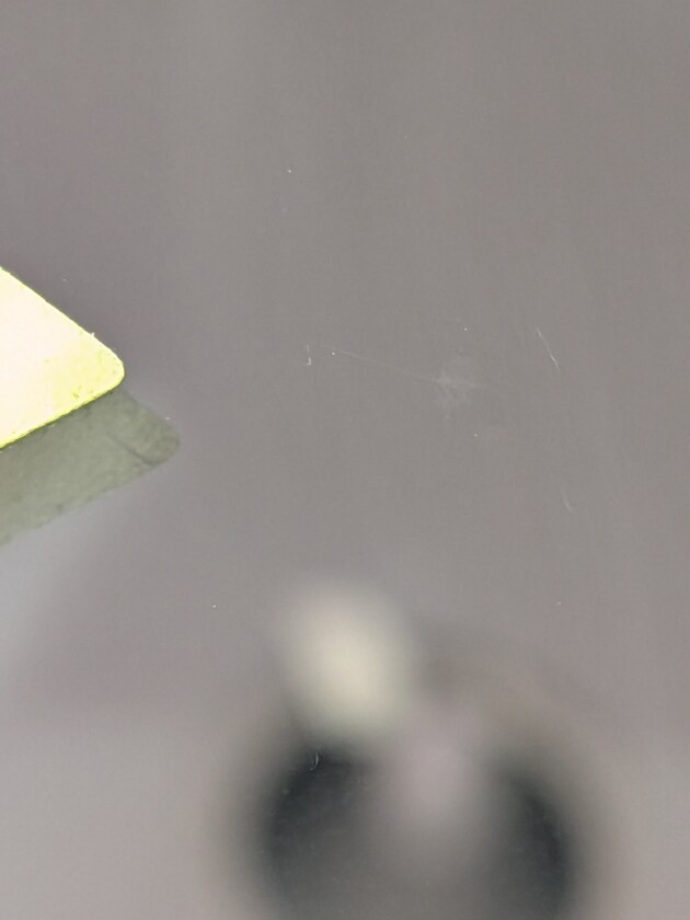 バンディット1cmのひび割れ