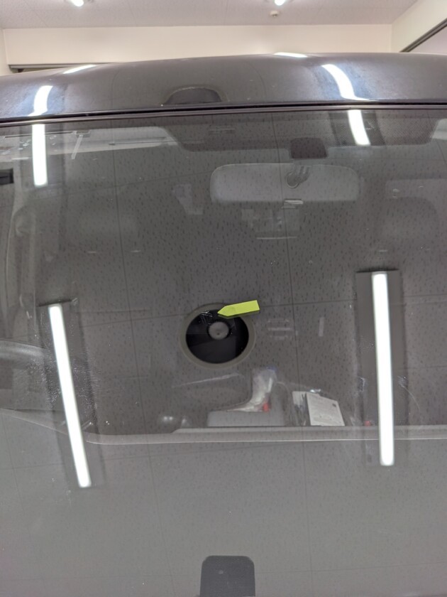 ハイエース1.3cmのひび割れ