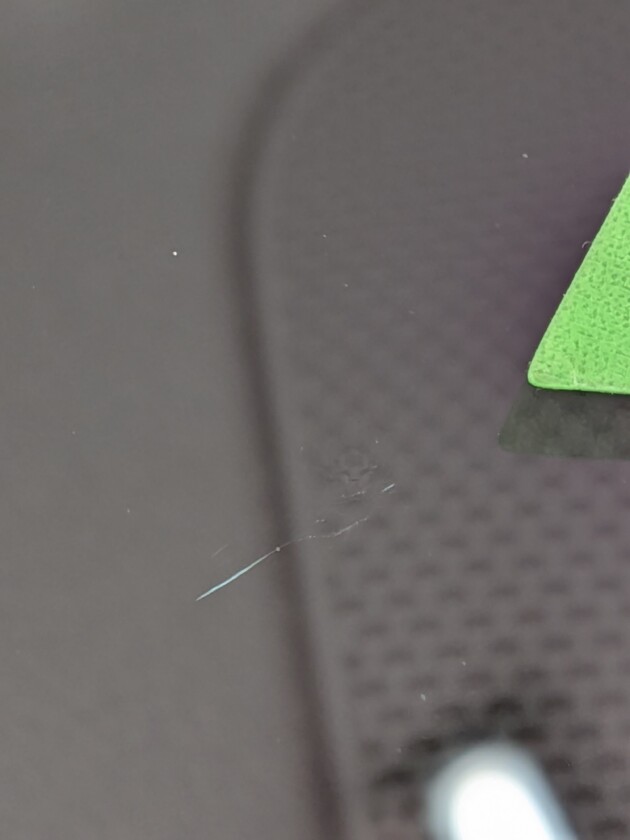 アウディA3ウインドリペア1.2cmのひび割れ