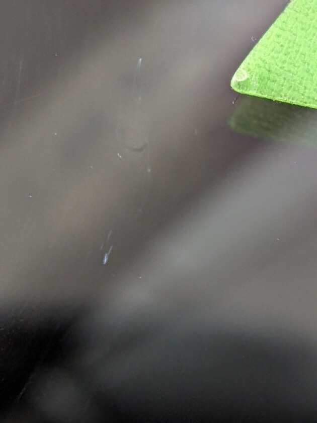 インテグラタイプR1cmのひび割れ