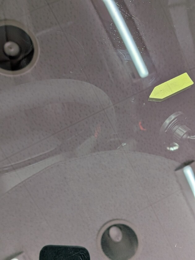 シビック2.5cmのひび割れ