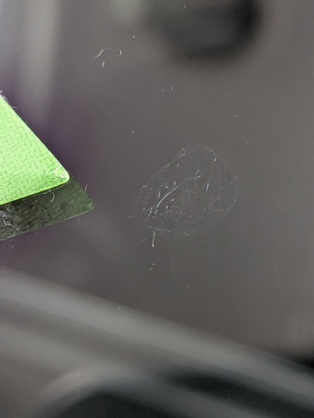 スペーシアギア1.5cmのひび割れ