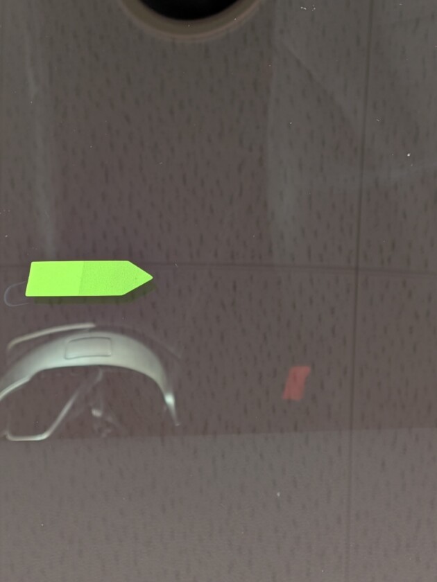 C350e1.4cmのひび割れ