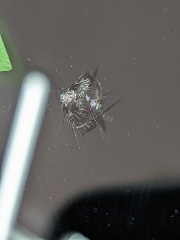 N-ONE1.5cmのひび割れ