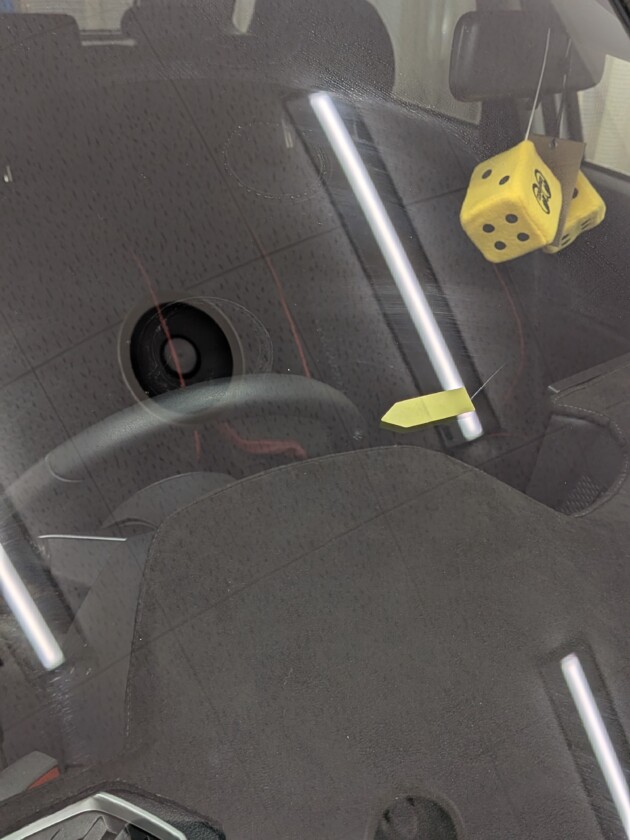 ライズ1.6cmのひび割れ