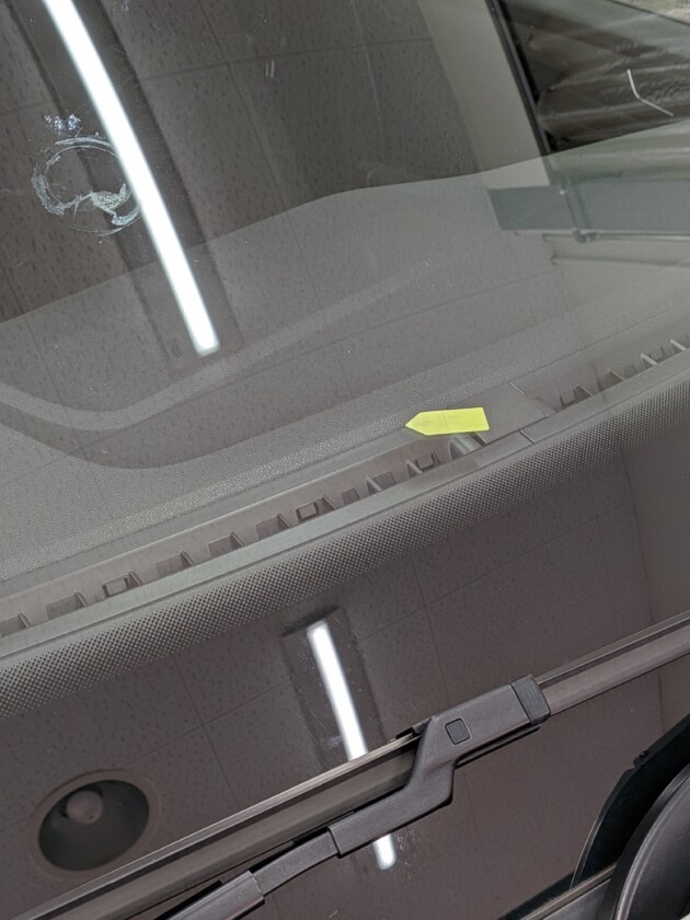 T-Roc1cmのひび割れ