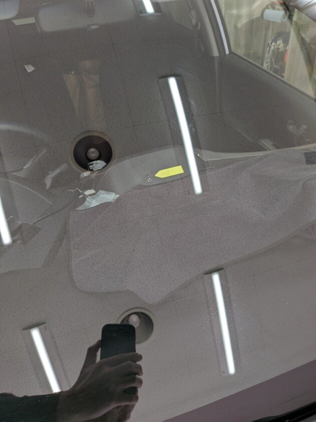 フィット1.8cmのひび割れ