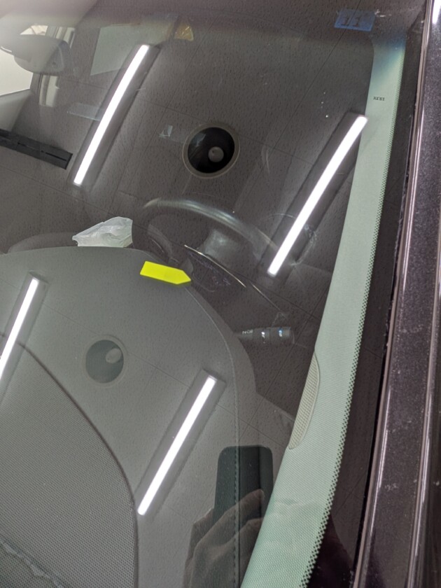 キャデラックCT5ウインドリペア1.7cm