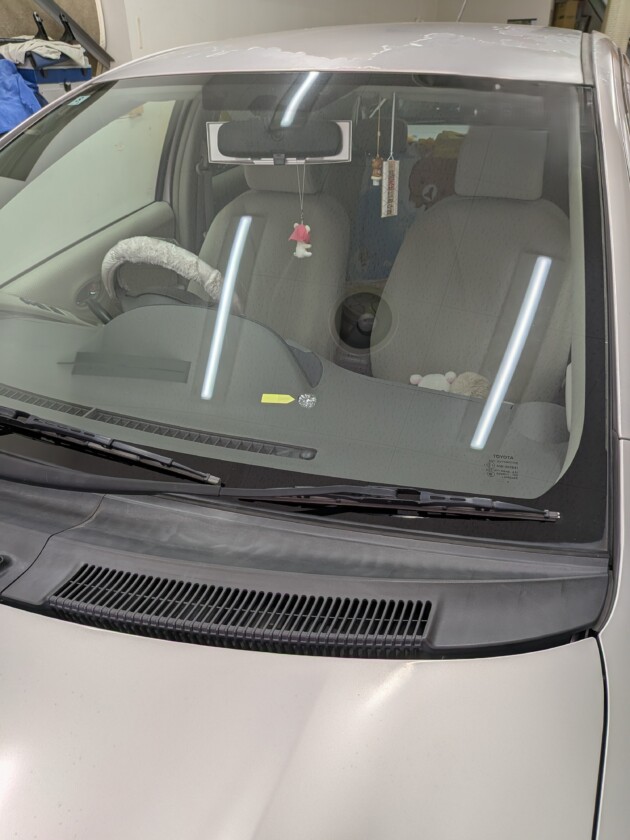 ヴィッツ2.5cmのひび割れ