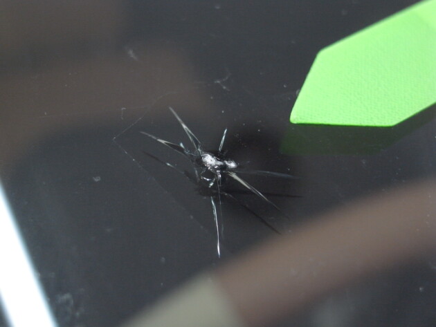 ハイエース1.8cmのひび割れ