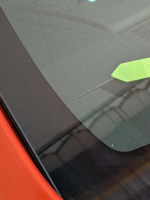 ハイゼットトラック1.7cmのひび割れ