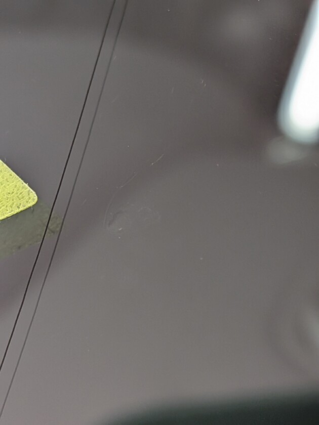 SL43AMG1.7cmのひび割れ