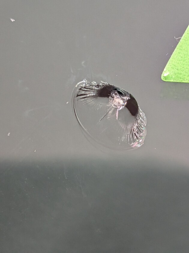 C43AMG1cmのひび割れ