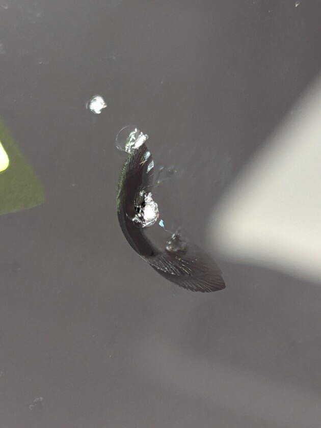 セレナ1cmのひび割れ