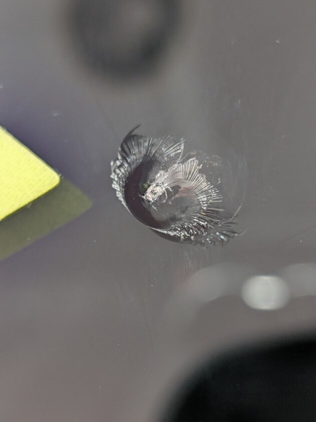 ハリアー1.1cmのひび割れ