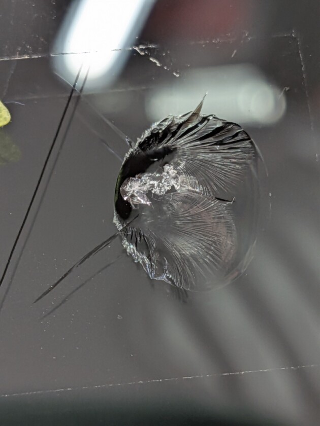 SL43AMG1.7cmのひび割れ