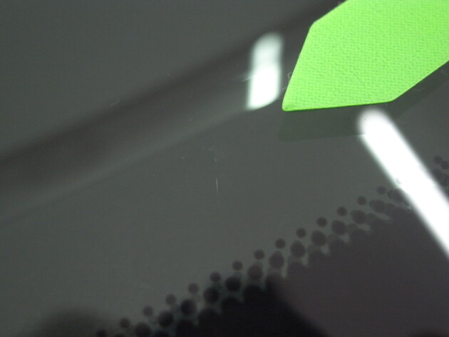 RX450h1.5cmのひび割れ