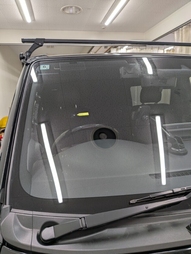 ハイエース1.4cmのひび割れ