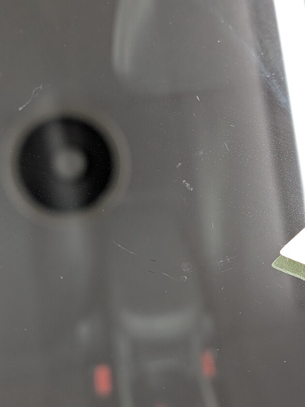 ロッキー2.5cmのひび割れ