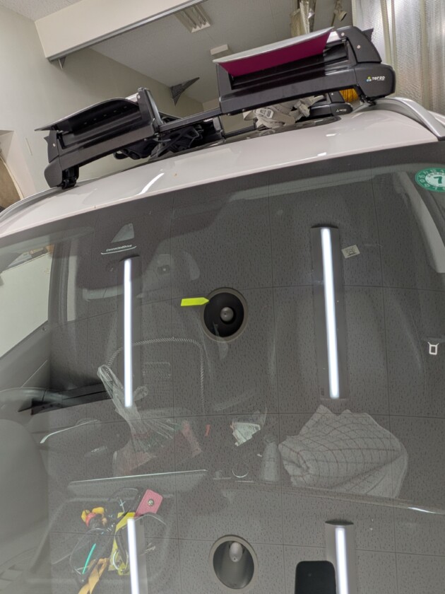 BMWX1ウインドリペア2.5cmのひび割れ